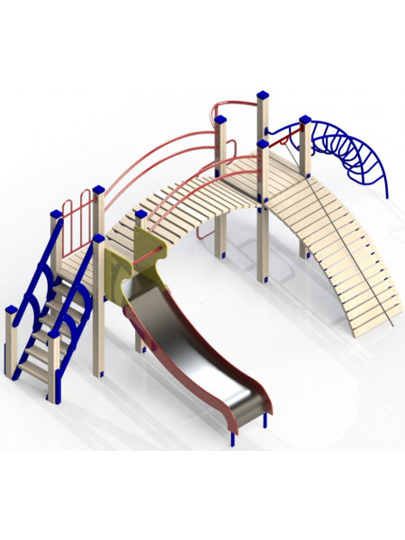 Ігровий майданчик "Дві вежі лайт" Ігровий майданчик "Дві вежі лайт"